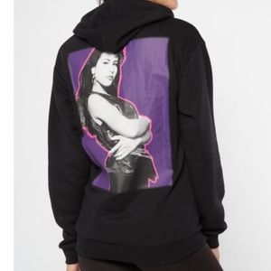 Sweaters | Selena Black Pink Hoodie 